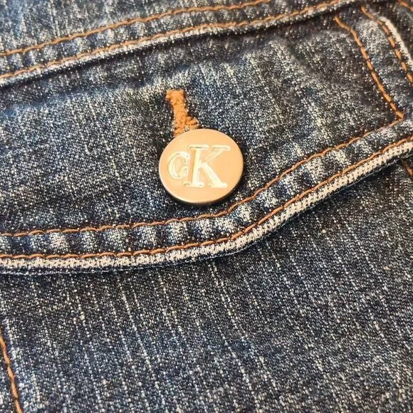 Calvin Klein Jeans Jacket . Coastal Cowgirl. Western. - Picture 9 of 9